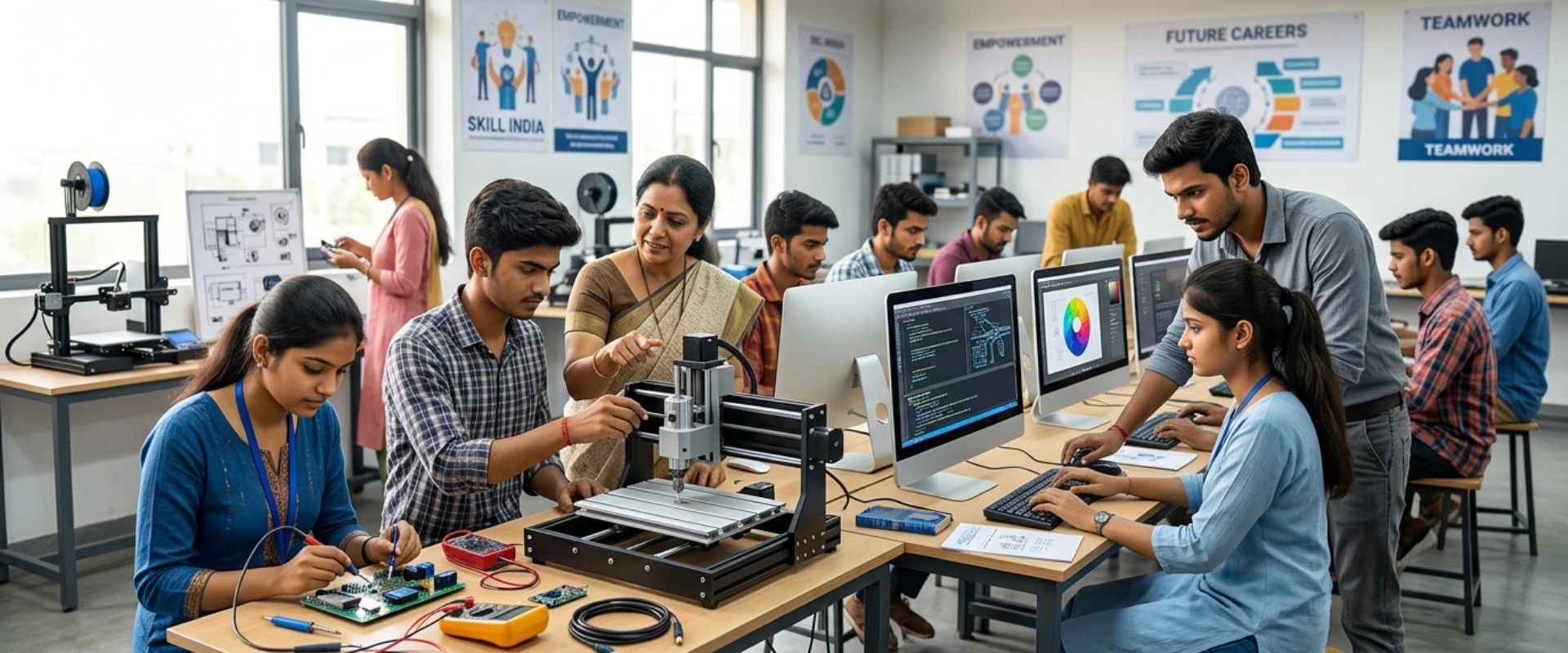 We Help the Youth to <br>Get Skilled & Employed!